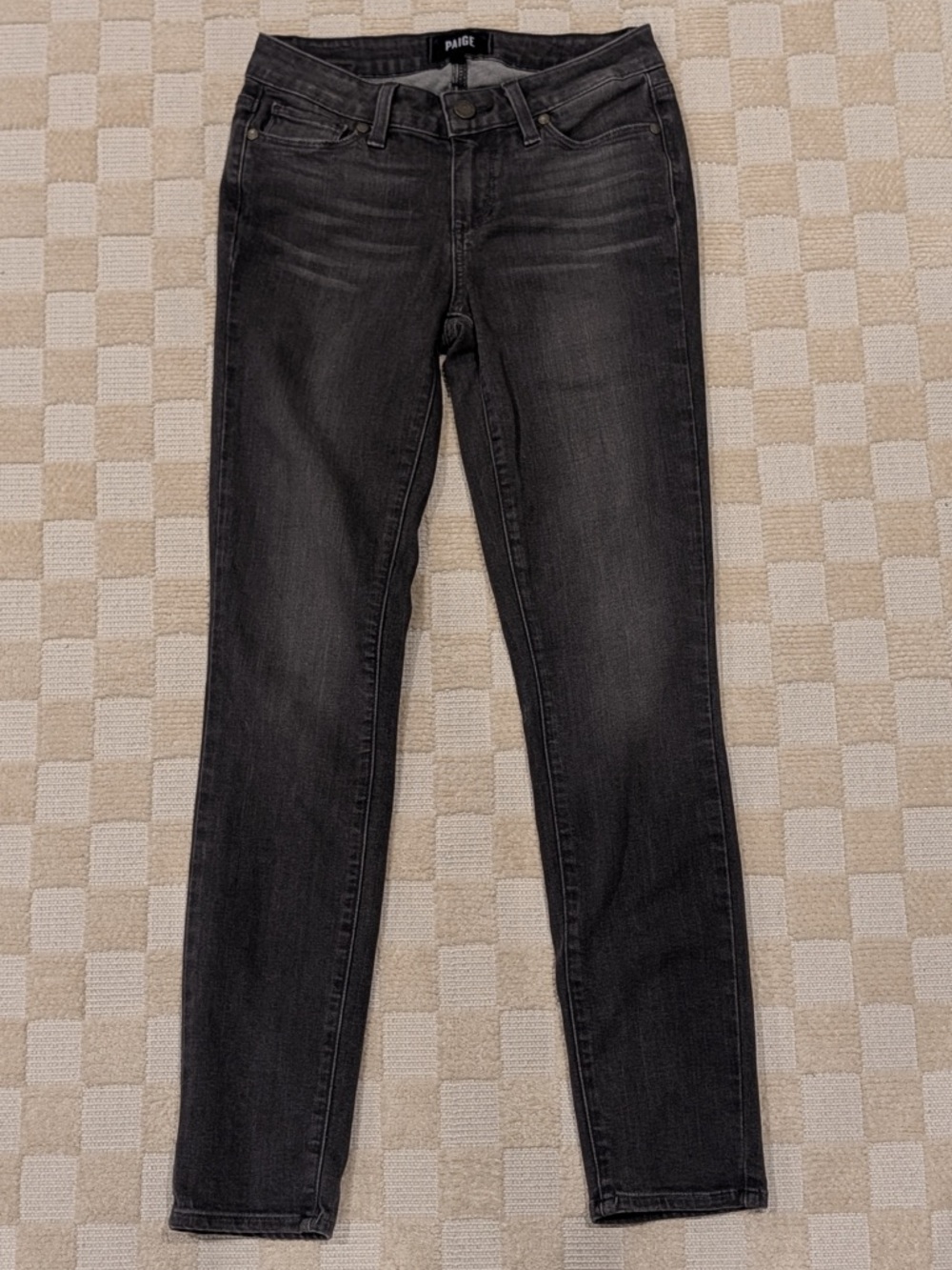 PAIGE Women's Gray Verdugo Skinny Jeans Size 25